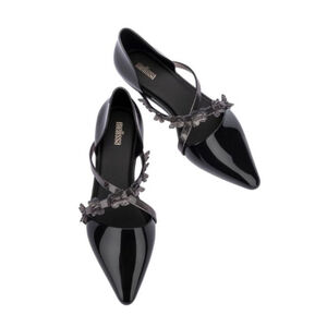 Melissa Pointy D'Orsay Stripe Fly Flat 8